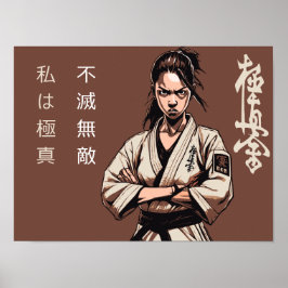 Ich bin Kyokushin, unzerbrechlich, nicht aufzuhalt Poster