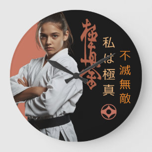 Ich bin Kyokushin - Unzerbrechlich, Unaufhaltsam,  Große Wanduhr