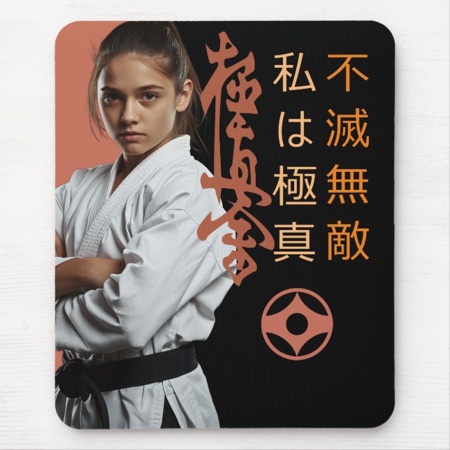 Ich bin Kyokushin - Unzerbrechlich, Unaufhaltsam,  Mousepad (Vorne)