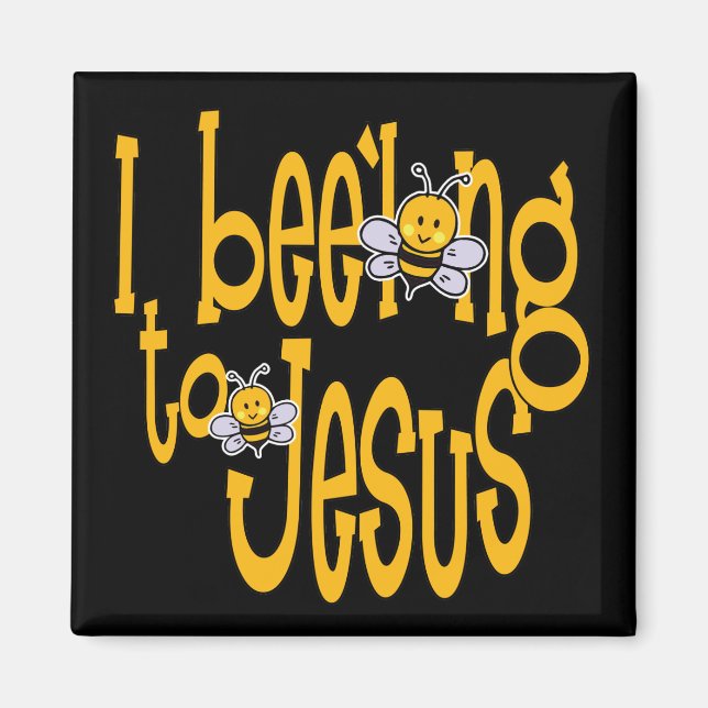 Ich bin lang zu Jesus Magnet (Vorne)