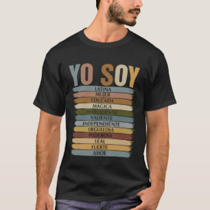 Ich bin Latina Hispanic Heritage Month Latino Wurz T-Shirt