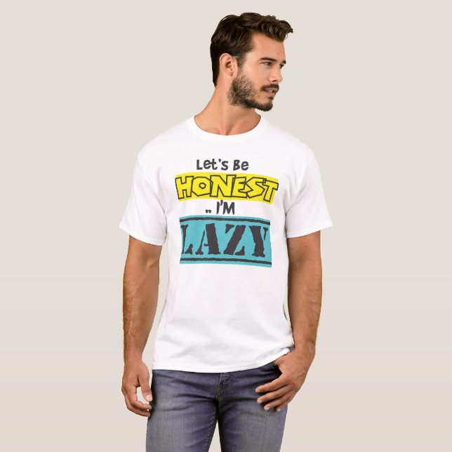ICH BIN LAZY Light Shirts (Vorne ganz)