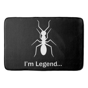 Ich bin Legende Ameise Badematte