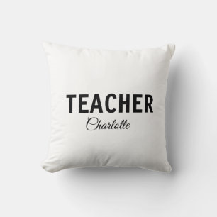 Ich bin Lehrer Schule College Fügen Sie Ihren Name Kissen
