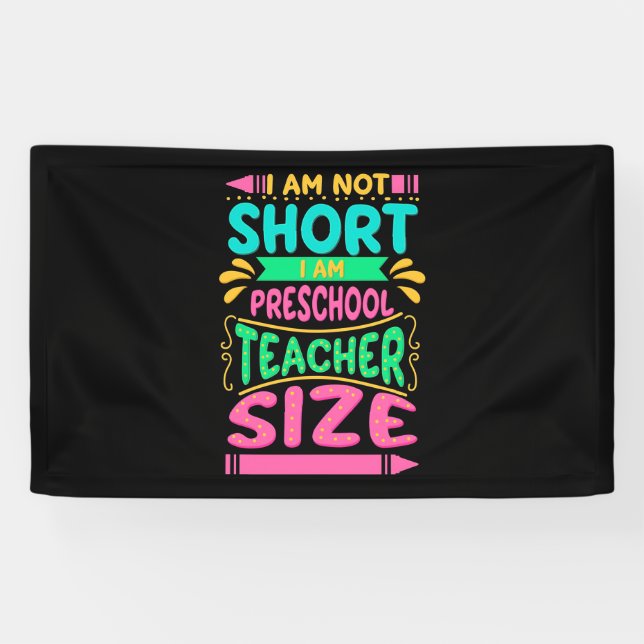 Ich bin Lehrergröße Banner (Horizontal)