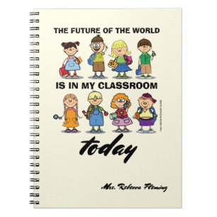 Ich bin Lehrerin. Individuelle Name-Gift-Notebooks Notizblock
