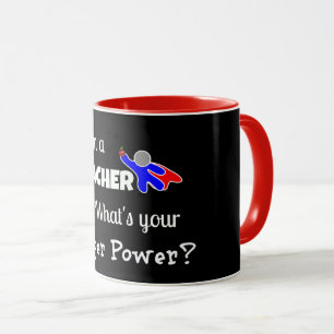 Ich bin Lehrerin. Was ist dein Super-Power? Tasse