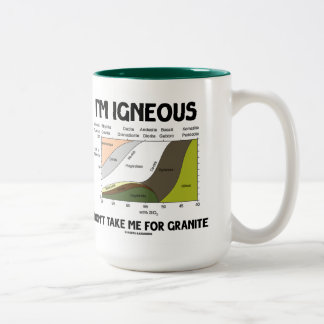 Ich bin leichtsinnig, nimm mich nicht für Granit Zweifarbige Tasse