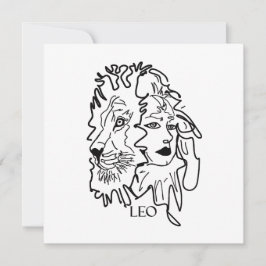 Ich bin LEO Feiertagskarte