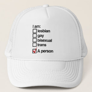 Ich bin LGBT-Person Truckerkappe