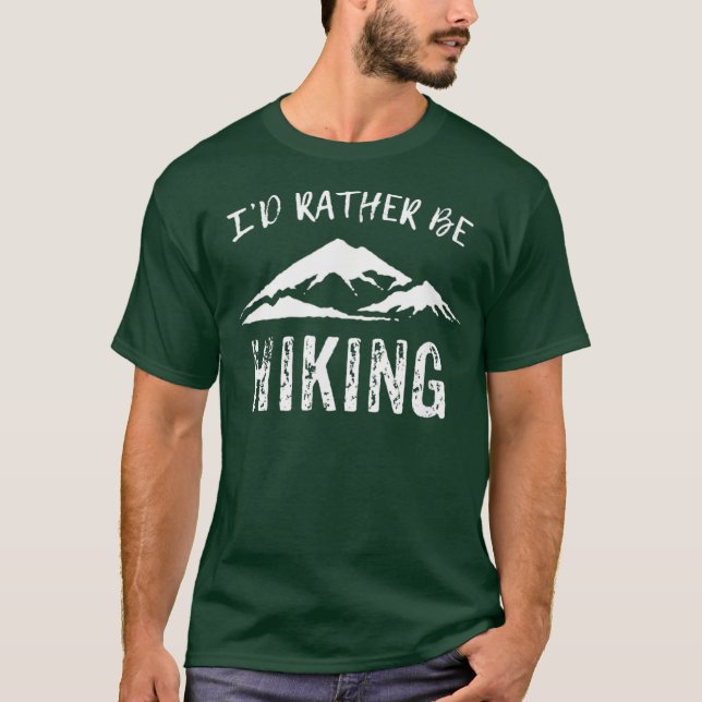 Ich bin lieber wandern T-Shirt (Vorderseite)