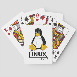 Ich bin Linux-Benutzer Spielkarten
