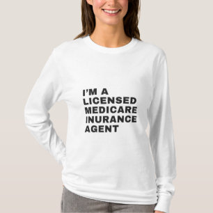 ICH BIN LIZENZIERTER MEDIZINVERSICHERUNGSAGENT T-Shirt