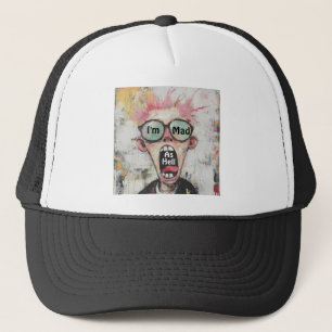 Ich bin Mad As Hell Trucker Hat Truckerkappe