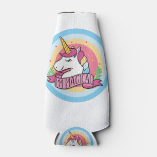 Ich bin Magical Unicorn Print Niedlich für Girls Flaschenkühler