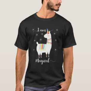 Ich bin Magisches Llamicorn Llama Einhorn T-Shirt