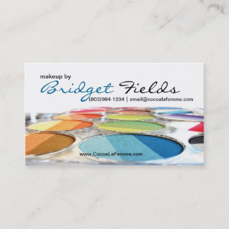 Ich bin Make-up Visitenkarte