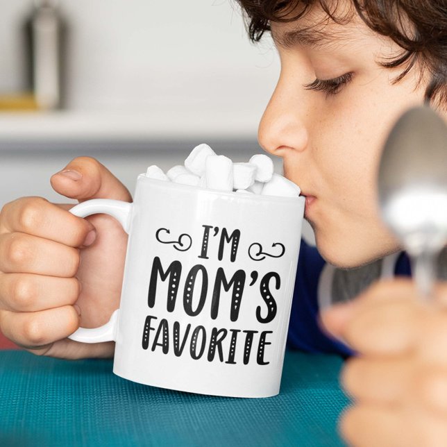 Ich bin Mama Liebling Kaffeetasse (Von Creator hochgeladen)