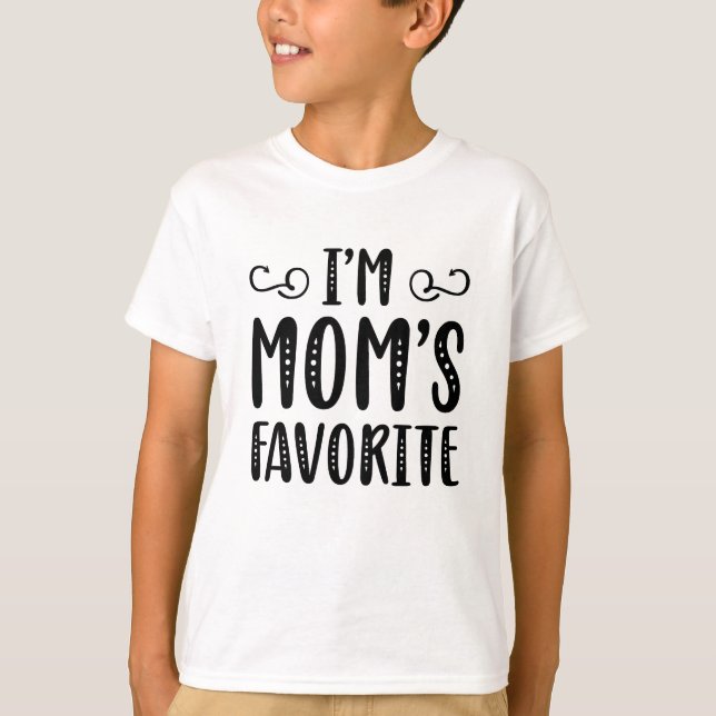 Ich bin Mama Liebling T-Shirt (Vorderseite)