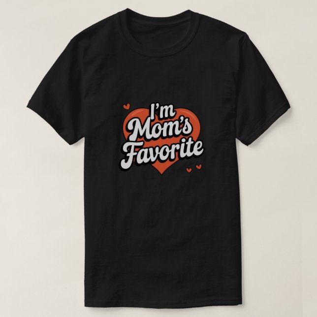 Ich bin Mama Lieblings-Funny-T - Shirt (Design vorne)