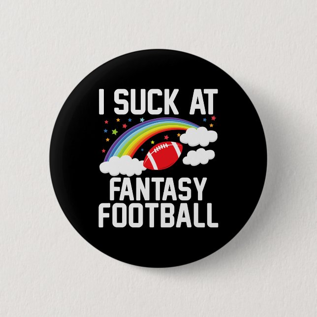 Ich bin Mama Männer Fantasy Football Verlierer - S Button (Vorderseite)