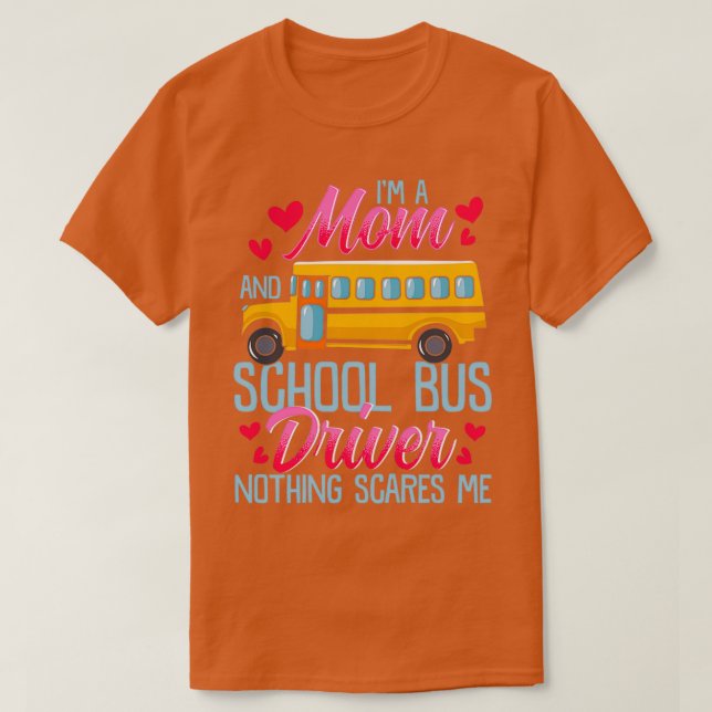 Ich bin Mama- und Schulbusfahrer, mir macht mir ni T-Shirt (Design vorne)
