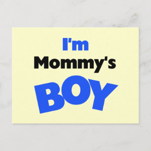 Ich bin Mama's Boy T - Shirt und Geschenke Postkarte