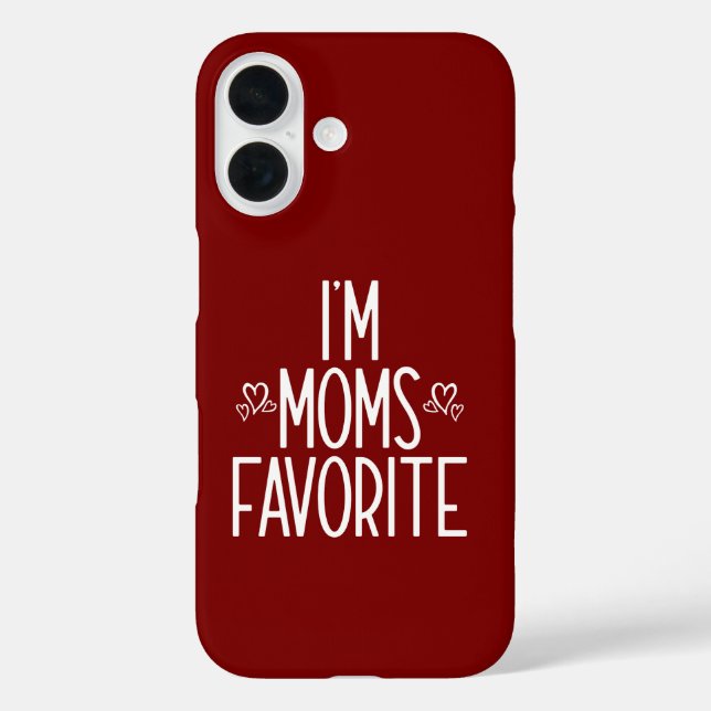 Ich bin Mamas Liebling Case-Mate iPhone Hülle (Rückseite)