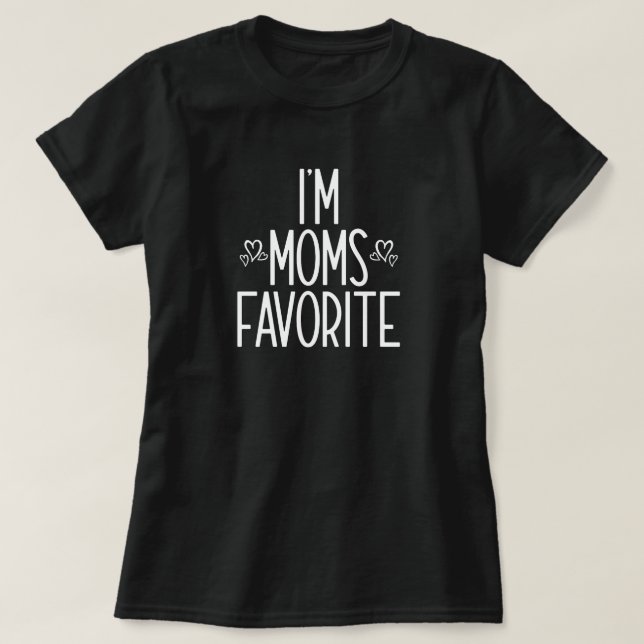 Ich bin Mamas Liebling T-Shirt (Design vorne)