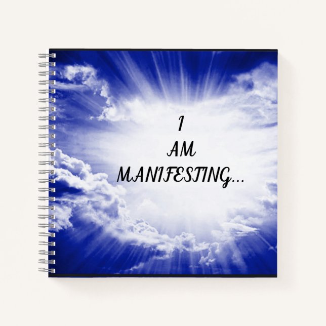 ICH BIN MANIFESTIEREND NOTIZBUCH (Vorderseite)