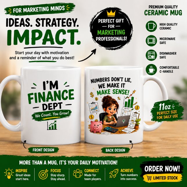 Ich bin Marketing-Abteilung MUG Kaffeetasse (Von Creator hochgeladen)