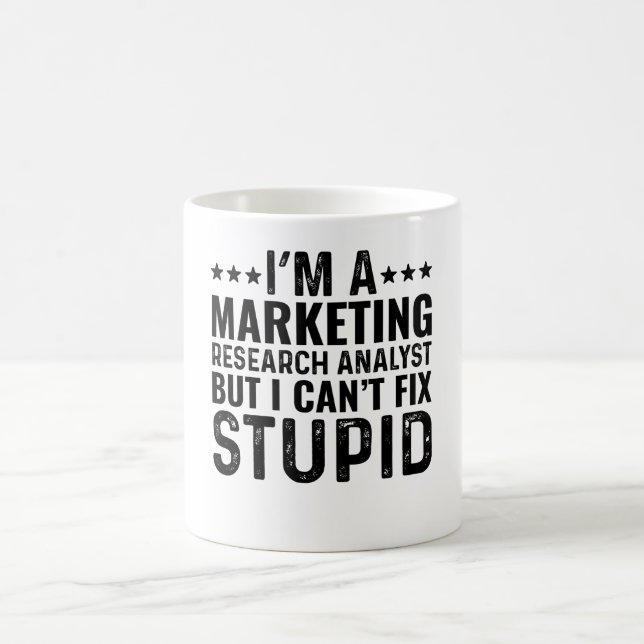 Ich bin Marketing-Analytiker, aber ich kann das ni Kaffeetasse (Mittel)