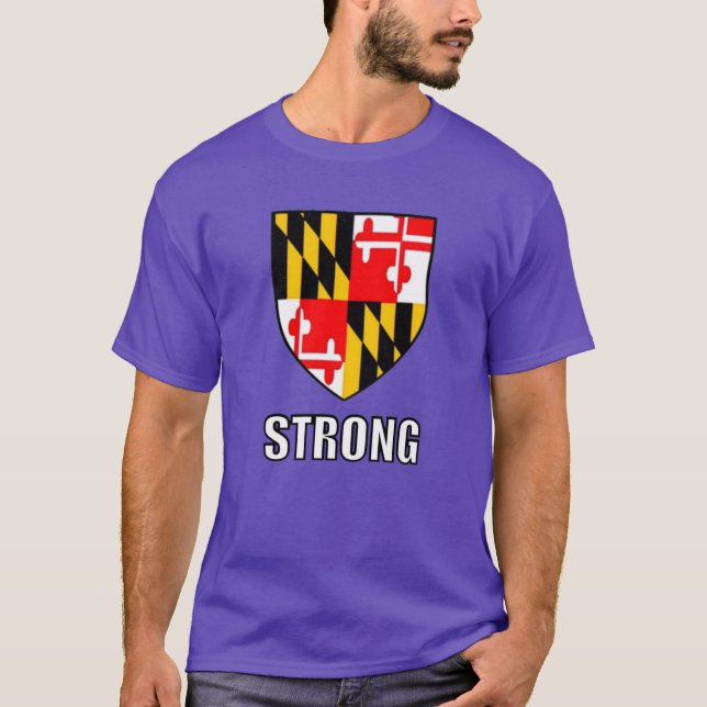 Ich bin Maryland stark Oversized T-Shirt (Vorderseite)