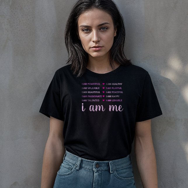 Ich bin ME-Förderung T-Shirt (i am pink girl.)
