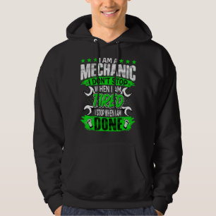 Ich bin Mechanic Automotive Garage Reparatur Auto  Hoodie