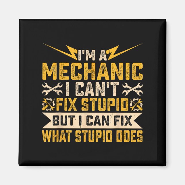 Ich bin Mechaniker, ich kann Stud nicht reparieren Magnet (Vorne)