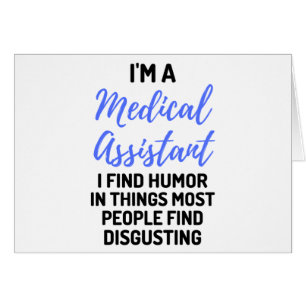 Ich bin medizinischer Assistent, den ich in Sachen