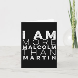 Ich bin mehr Malcolm als Martin Resist Vintag. Karte