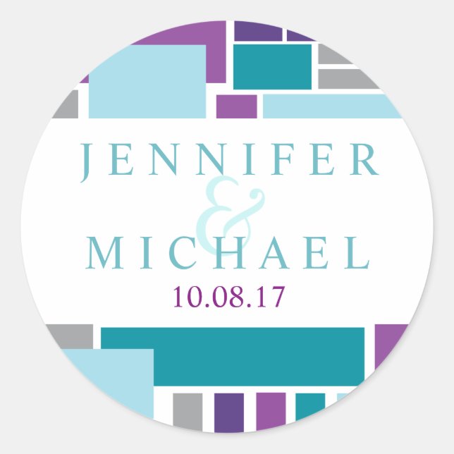 ICH BIN MEIN BELOVED Rücksendeadresse Stcker Runder Aufkleber (Vorderseite)