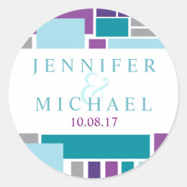 ICH BIN MEIN BELOVED Rücksendeadresse Stcker Runder Aufkleber