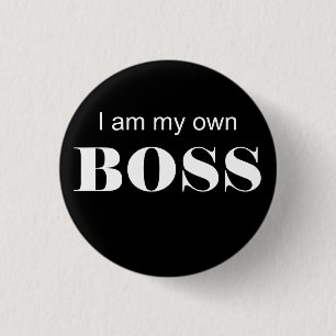 Ich bin mein eigener Boss! Button