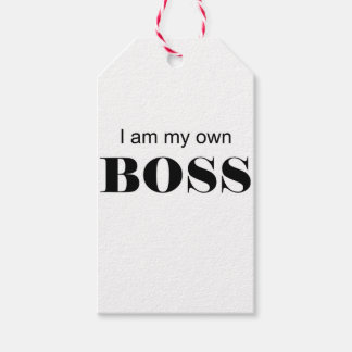 Ich bin mein eigener Boss! Geschenkanhänger