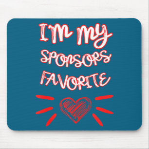 Ich bin mein Snsors Lieblings-Zitat Lustiges Tank Mousepad