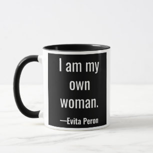 Ich bin meine eigene Frau. Evita Peron Tasse