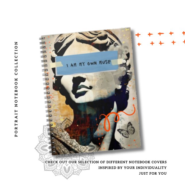 ICH BIN MEINE EIGENE MUSE - Notebook-Journal Notizblock (Von Creator hochgeladen)