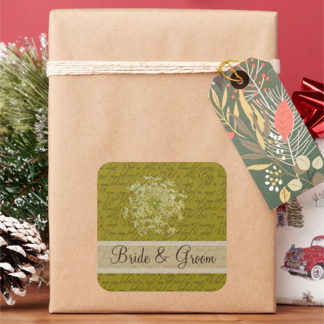 Ich bin meine Geliebte & Meine Geliebte ist meine  Quadratischer Aufkleber (Feiertag)