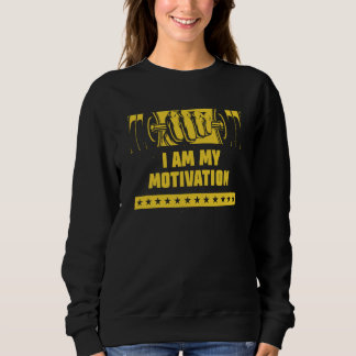 Ich bin meine Motivation Workout Motivationszitat Sweatshirt