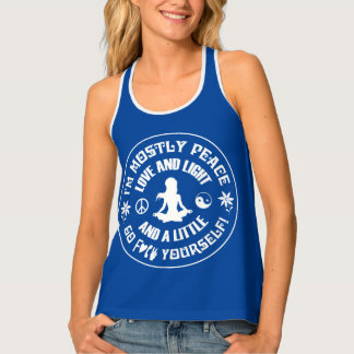 ICH BIN MEISTENS FRIEDEN... TANKTOP