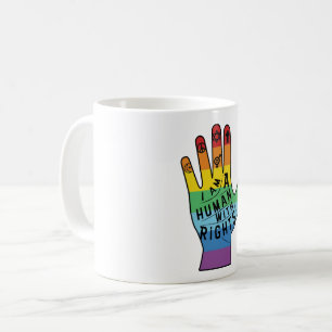 Ich bin Mensch Kaffeetasse