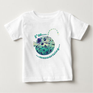 "Ich bin Mesmerisierend..." Die Puffer-Lampe-Fisch Baby T-shirt